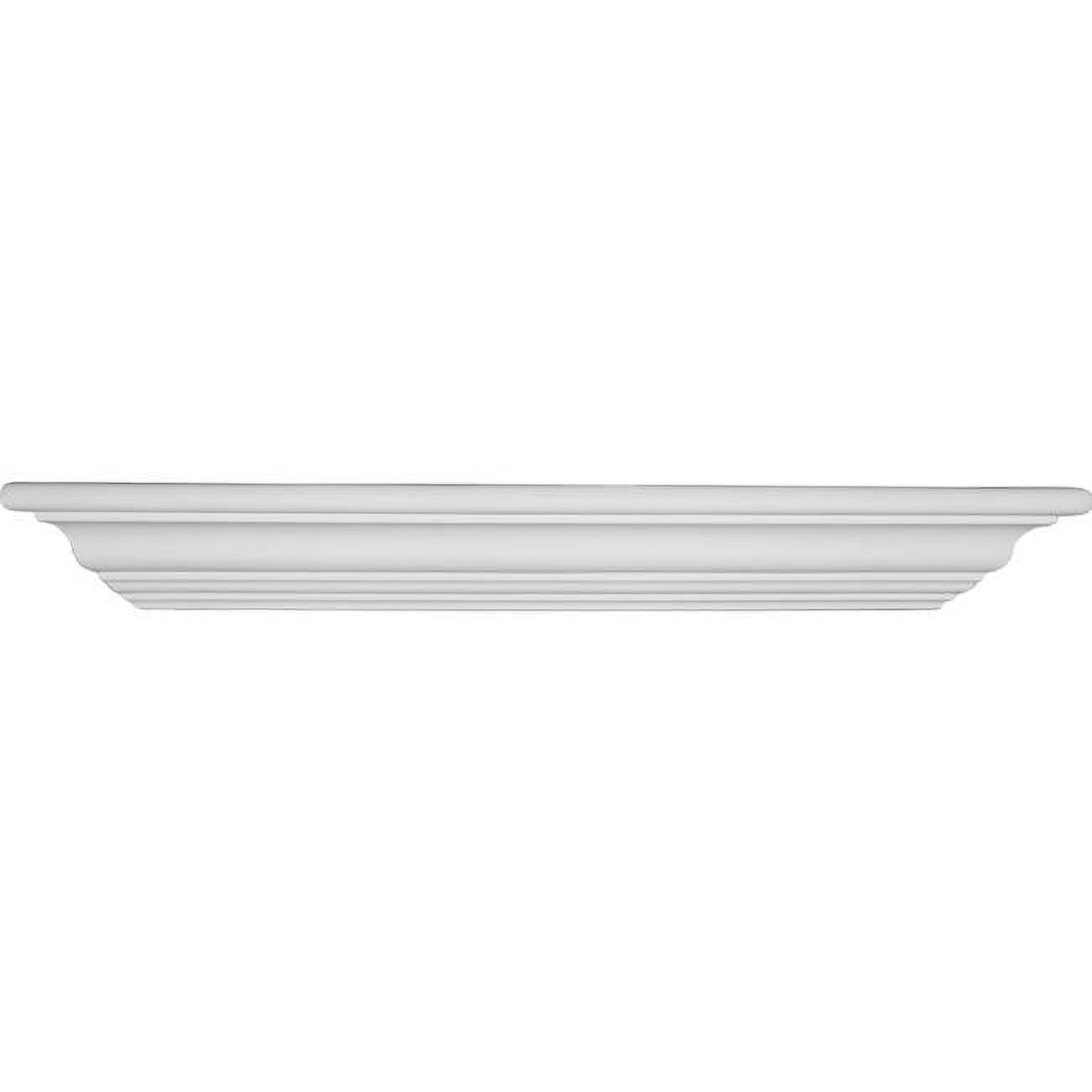 22.875'' White Classic Urethane Corner Shelf