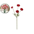 thumbnail image 1 of 22.8" Artificial Flowers Ranunculus Flowers Silk Fake Ranunculus Flowers Faux Buttercup Flower with Long Stem Arrangement for DIY Party Centerpiece Bouquet Table Home Decoration, 1 of 4