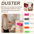 thumbnail image 1 of 22.8 Inches Extendable Microfiber Static Duster, Reusable & Washable Bendable Cleaning Brush With Long Handle, Lint-Free Dust Remover For Blinds, Ceilings, Furniture, Car, Office,, 1 of 5