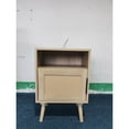 thumbnail image 1 of 22.83 in. High Oak - Cane - Decorated Drawer - Bedroom End Table - Add Charming Touch, 1 of 5