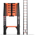 thumbnail image 1 of 22.9-FT lightweight portable telescopic ladder with 330-pound load capacity, Multi-Purpose collapsible aluminum alloy telescopic ladder , suitable for rooftops, RVs, and outdoor use, 1 of 6