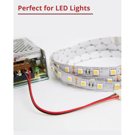 22 AWG Electrical Wire - 20m 2 Core Cable for LED Strip Light
