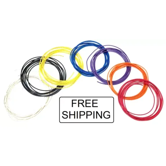 22 Awg Ul1015 - Stranded Hook Up Wire Kit - 600V - 105C - 7 Colors, 10 Feet Ea