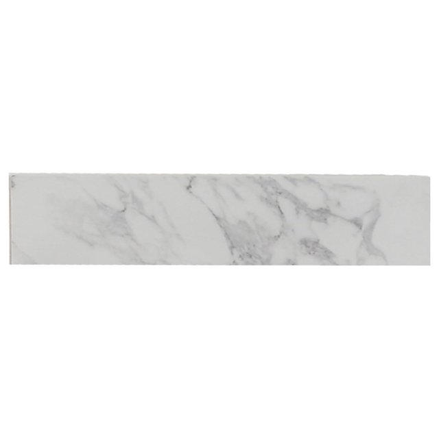 22" Bathroom Vanity Top Side ,Binaco Carrara White Engineered Stone