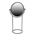 thumbnail image 1 of Black Tabletop Standing Round Vanity Mirror, 1 of 4