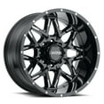 thumbnail image 1 of 22" Black With Natural Accents Carnivore 254 Wheel by Ultra Wheel 254-2287BM44, 1 of 2