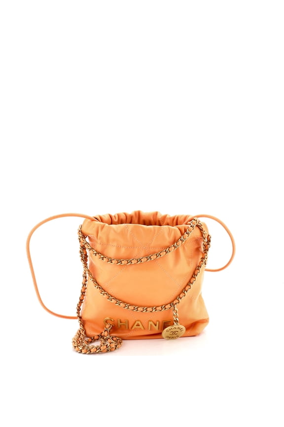22 Chain Hobo Quilted Calfskin Mini By Rebag