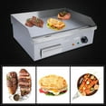 thumbnail image 1 of 22" Countertop BBQ Griddle Commercial Portable Electric Flat Top Grill Hot Plate, 1 of 8