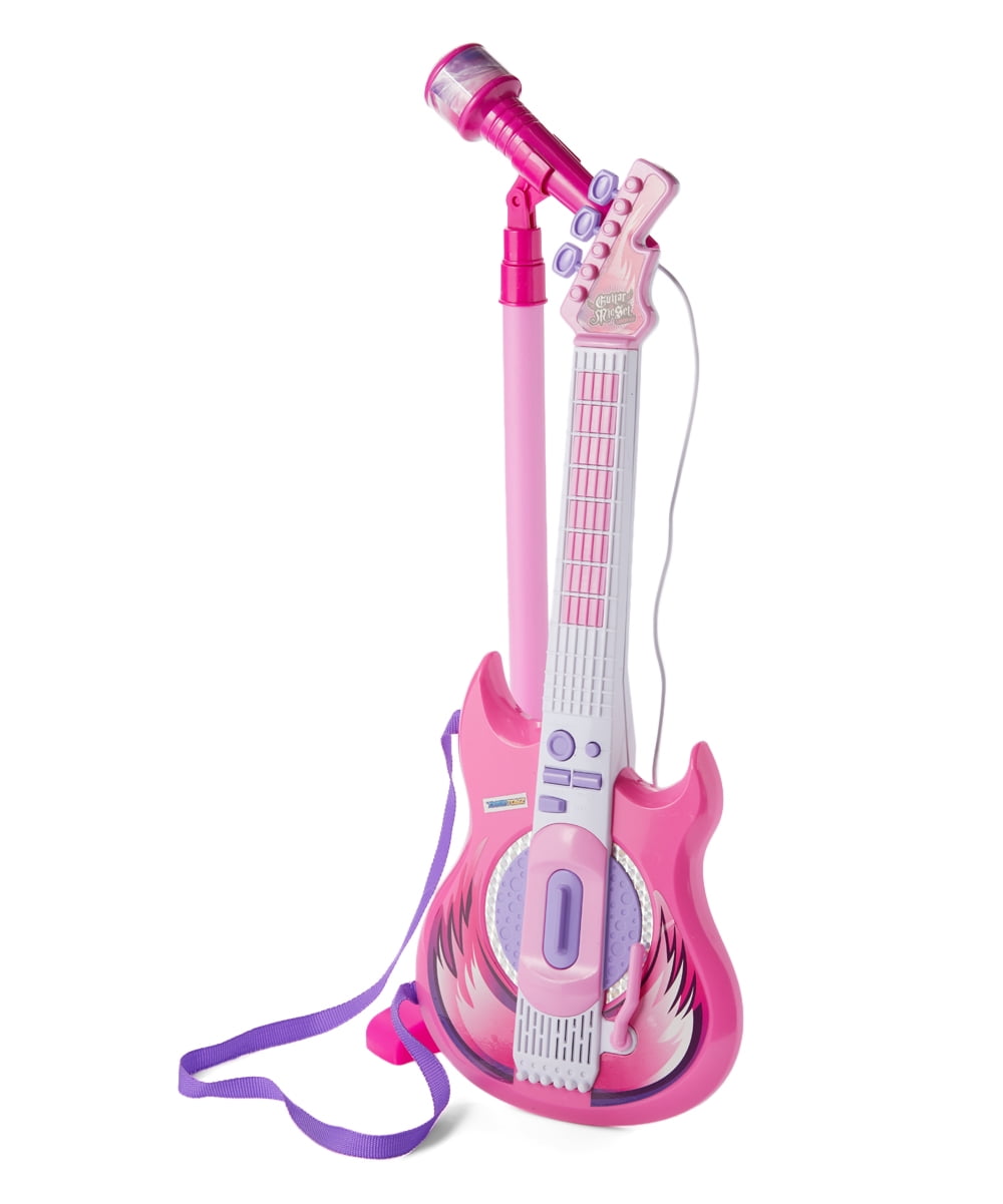22' Dash Toyz Guitar and Microphone Set 2 In 1 Pink - Walmart.com