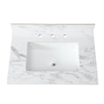 thumbnail image 1 of 22" Deep Engineered Stone Sink - Stain - Free - Bathroom Makeover - Complementary to Cabinetry, 1 of 3
