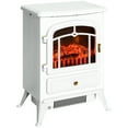 22" Electric Fireplace Heater, Freestanding Fire Place Stove with