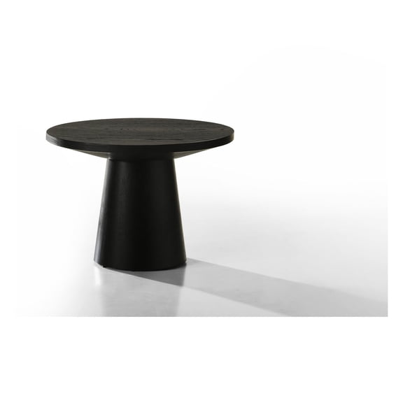 22" End Table | Used for Display and Convenience | Natural Wood with Ebony Black Finish | Fits in Seating Area
