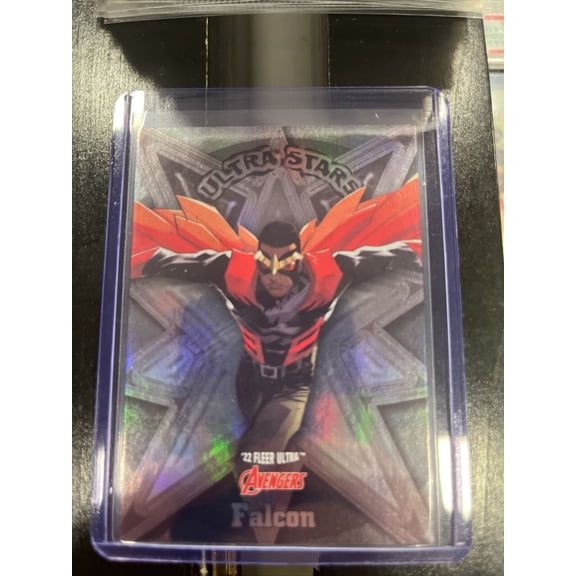 '22 Fleer Ultra Marvel Avengers Falcon Insert Parallel/Variety #US14