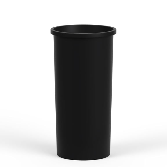 22 Gallon Black Round Waste Basket | 88 Qt Trash Can