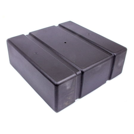 Jaz Products 892-022-01 Fuel Cell - Circle Track - 22 gal - 25 x 25 x 9 in Tall - Blank Tank Only - Plastic - Black