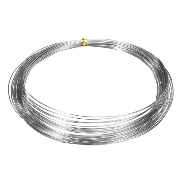 22 Gauge 0.6mm Stainless Steel Wire 10m/33 ft Soft Craft Sculpting Artistic Wire for Jewelry Making Beading DIY Crafts Supplies, Silver