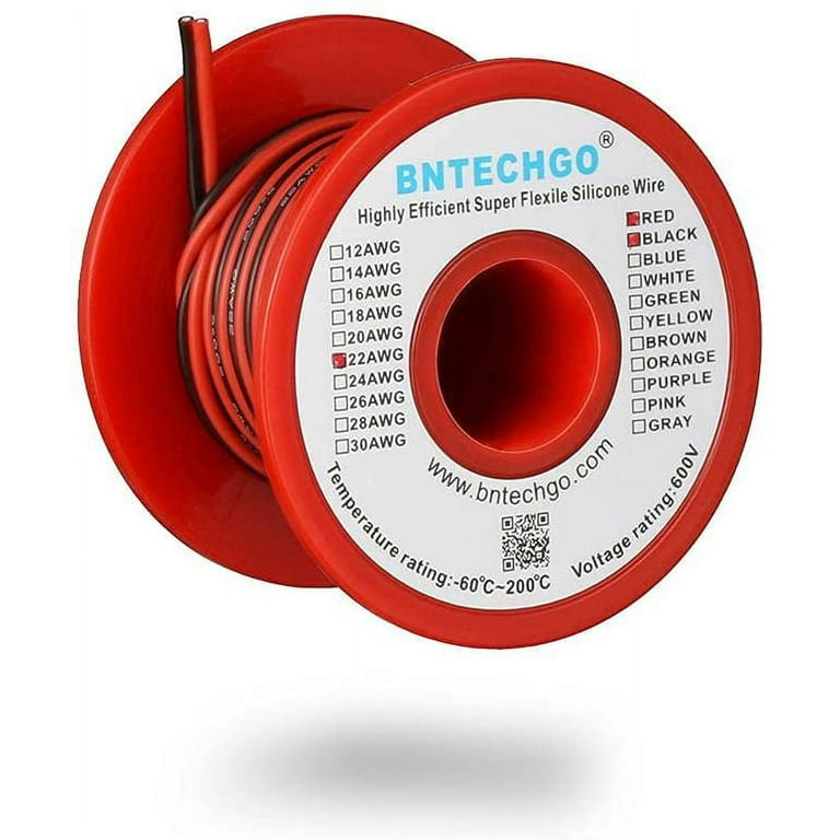 Silicone Wire, 18AWG, Ultra Flexible, 2-Conductor