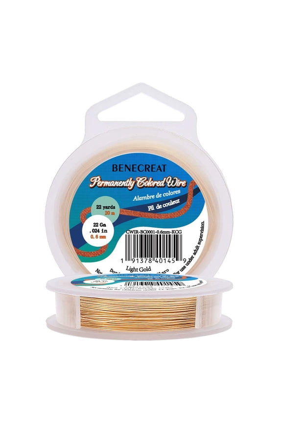 22-Gauge KC Gold Copper Wire Resistant Wire 66-Feet/22-Yard