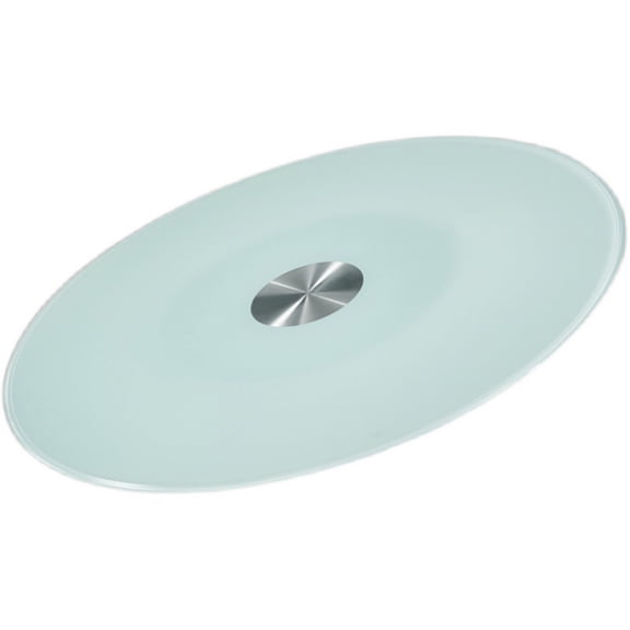 22" Glass Lazy Susan Turntable Dining Table Centerpiece Round Glass Lazy Susan, Silent & Smooth Spin Dining Turntable