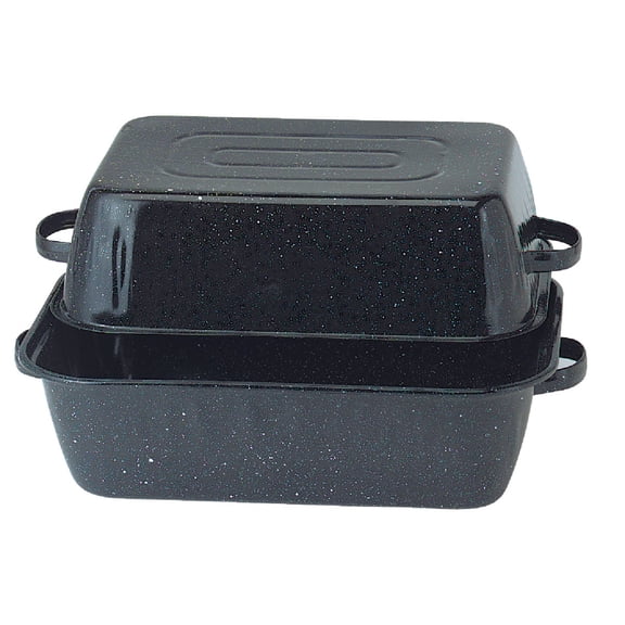 22" GraniteWare Covered Roaster [Set of 3]