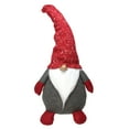 thumbnail image 1 of Northlight Gnome with Tall Bendable Hat Christmas Decoration - 22" - Grey and Red, 1 of 3