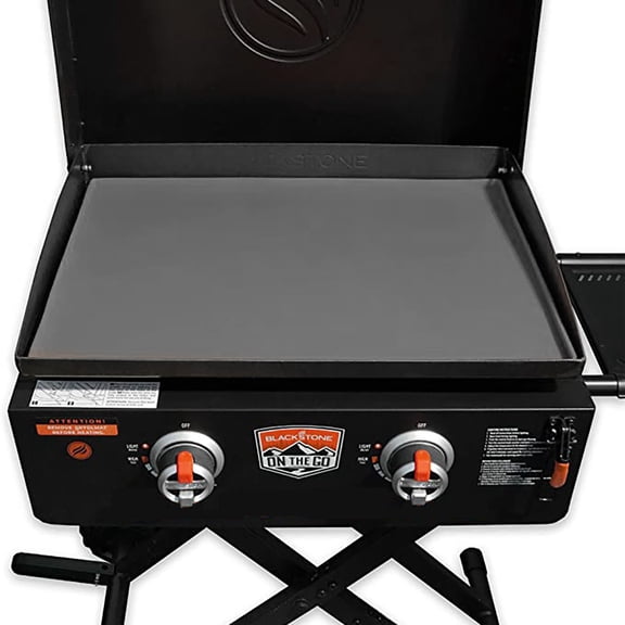 22" Grill Silicone Mat Protective Mat Cover Garden BBQ Griddle Suitable for Blackstone, Gray