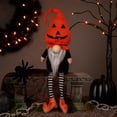 thumbnail image 1 of Northlight Gnome with Dangling Legs and Witch Shoes Halloween Figure - 22" - Orange and Black, 1 of 7