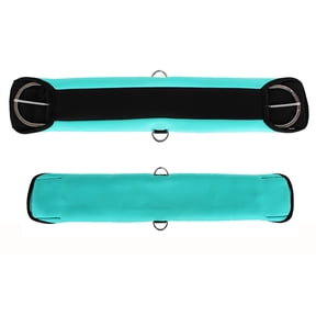 22" Horse Soft Padded Neoprene Turquoise Western Riding Saddle Cinch 9719-22
