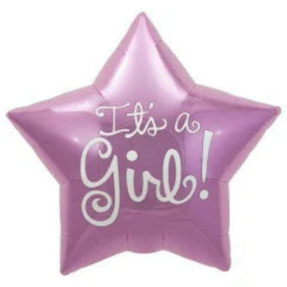 22" IT'S A GIRL Balloon Party Supplies Decorations Foil Mylar Balloon