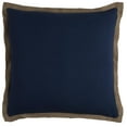 thumbnail image 1 of Rizzy Home 22" x 22" Poly Filled Pillow with Cotton Cover in Navy, 1 of 2