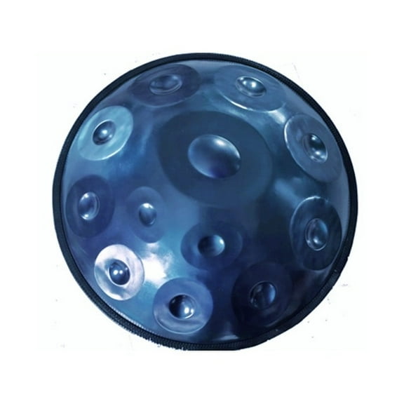 22 Inch 12 Notes Blue Handpan - Premium Steel Tongue Drum with Rich Resonance | For Beginners & Pros - Great for Yoga, Meditation, Sound Therapy & Gifts