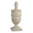 thumbnail image 1 of Benjara 22" Classical Accent Decor Statuette- Turned Finial Design- Off White, 1 of 5