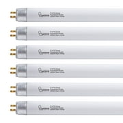 22 Inch F14T5/WW Fluorescent Light Bulb, 3000K Warm White, T5 14 Watts Fluorescent Replacement Bulb, G5 Base - 6 Pack