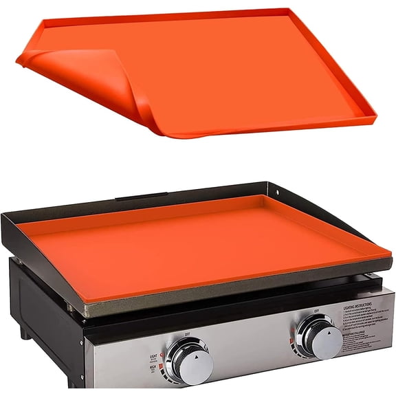 22 Inch Heavy Duty Food Grade Silicone Grill Mat for Blackstone Griddle, Durable, Non-Stick, Heat-Resistant Silicone Mat for Grilling & Protection