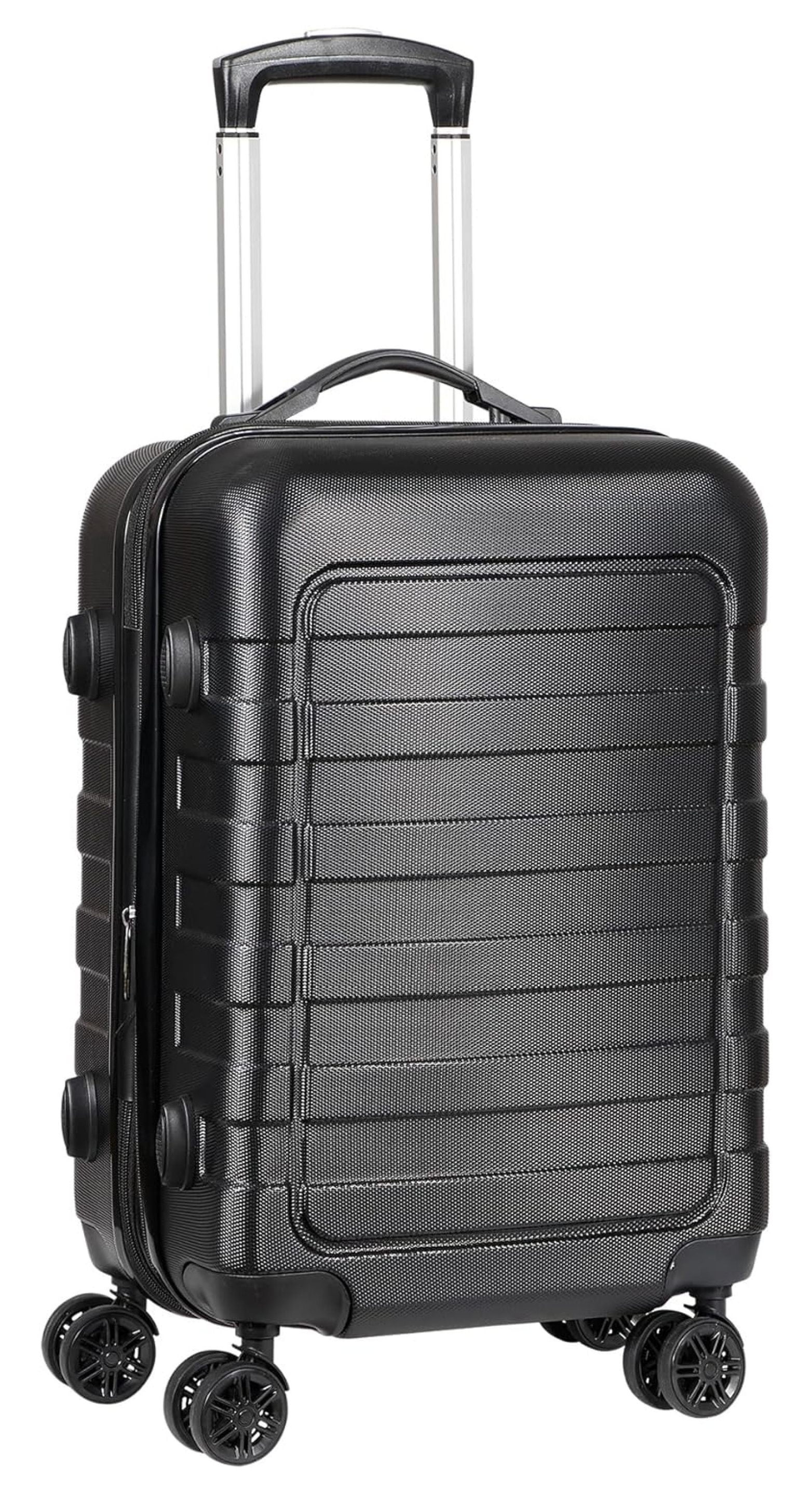 22 Inch Hardside Expandable Luggage ,Carry On Luggage With Spinner Wheels,Travel Suitcase Black