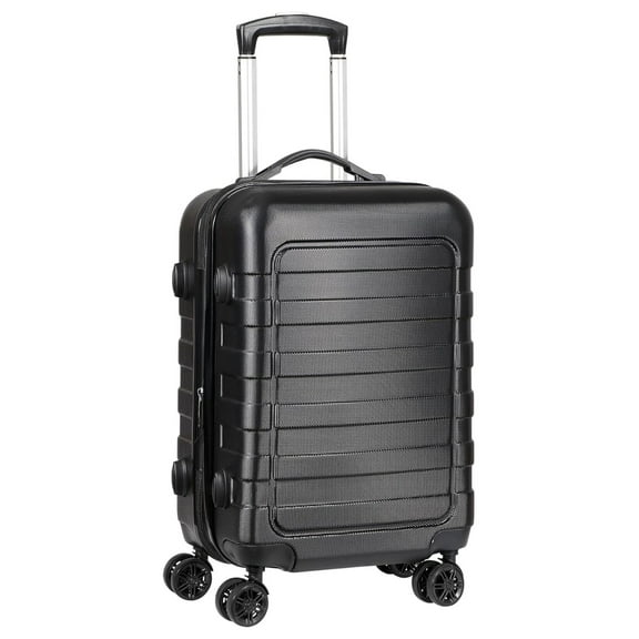 22 Inch Hardside Expandable Luggage ,Carry On Luggage With Spinner Wheels,Travel Suitcase Black