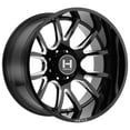 thumbnail image 1 of 22" Inch Hostile H113 Rage 22x14 8x180 -76mm Black/Milled Wheel Rim, 1 of 2