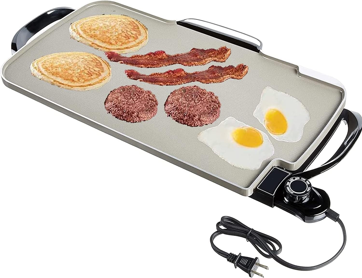 22Inch Large Ceramic Electric Griddle with removable handles