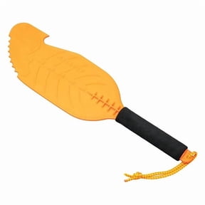 22-Inch Orange Plastic Kayak Paddle - Lightweight & Durable