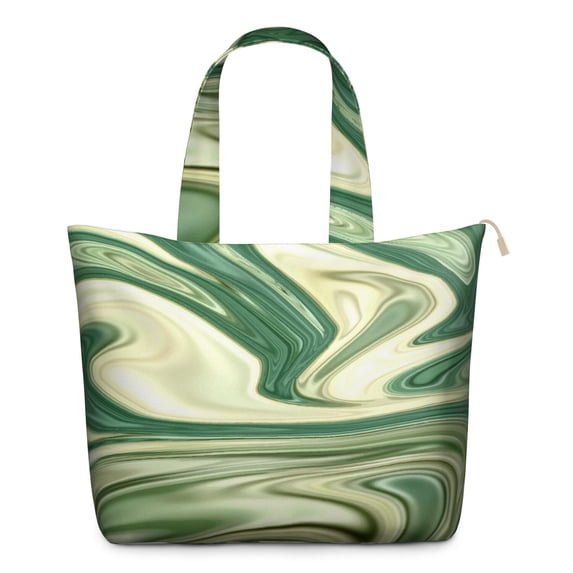 22 Inch Oversized Travel Bag Lightweight Canvas Weekender Duffel with Multi Pockets, Animal Print