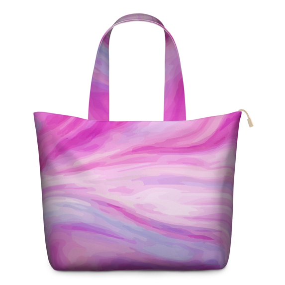 22 Inch Oversized Travel Bag Lightweight Canvas Weekender Duffel with Multi Pockets, Animal Print