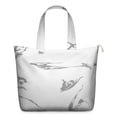 thumbnail image 1 of 22 Inch Oversized Travel Bag Lightweight Canvas Weekender Duffel with Multi Pockets, Animal Print, 1 of 5