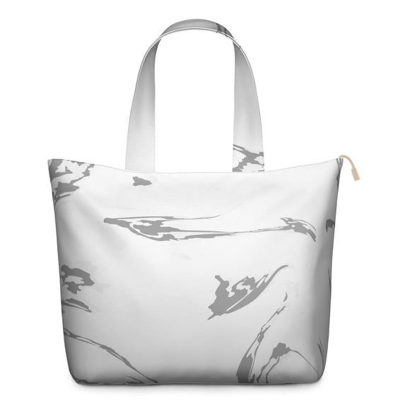 22 Inch Oversized Travel Bag Lightweight Canvas Weekender Duffel with Multi Pockets, Animal Print