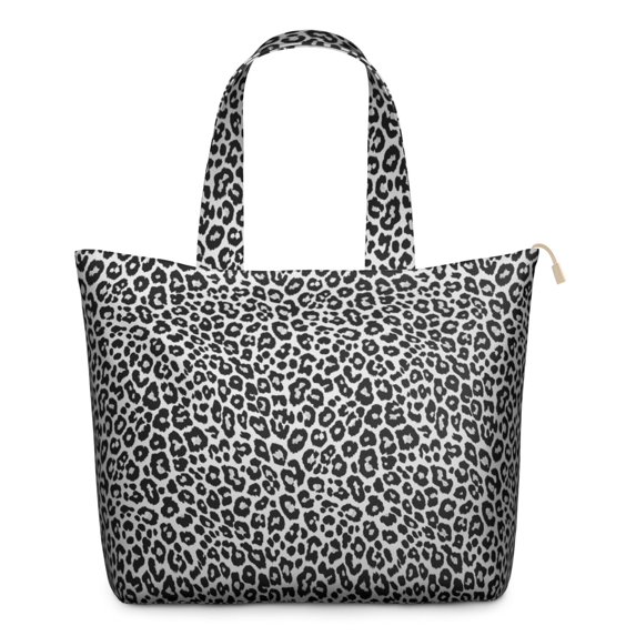 22 Inch Oversized Travel Bag Lightweight Canvas Weekender Duffel with Multi Pockets, Animal Print
