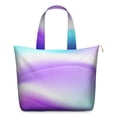 thumbnail image 1 of 22 Inch Oversized Travel Bag Lightweight Canvas Weekender Duffel with Multi Pockets, Aurora Print, 1 of 5