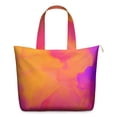 thumbnail image 1 of 22 Inch Oversized Travel Bag Lightweight Canvas Weekender Duffel with Multi Pockets, Aurora Print, 1 of 5