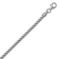 thumbnail image 1 of 22 Inch Rhodium Plated Franco Chain Necklace, 1 of 2