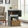 thumbnail image 1 of 22 Inch Side Table, Small End Table, Nightstand Table For Living Room, Bedroom, Office, Bathroom, Rustic Grey, 1 of 6