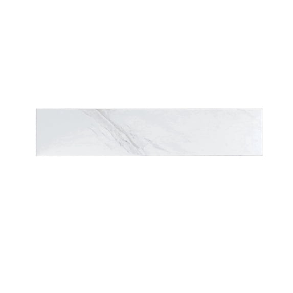 22 Inch SideSplash, 4" Height Backsplash, Bianco Carrara Venato Stone Countertop Side Panel, Matching Stone Bathroom Vanity Top Accessories
