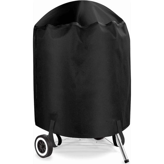 22 Inch Waterproof BBQ Gas Grill Cover, Weather UV & Fade Resistant Outdoor Grill Protector Universal for Weber Char-Broil Nexgrill and Other Grills